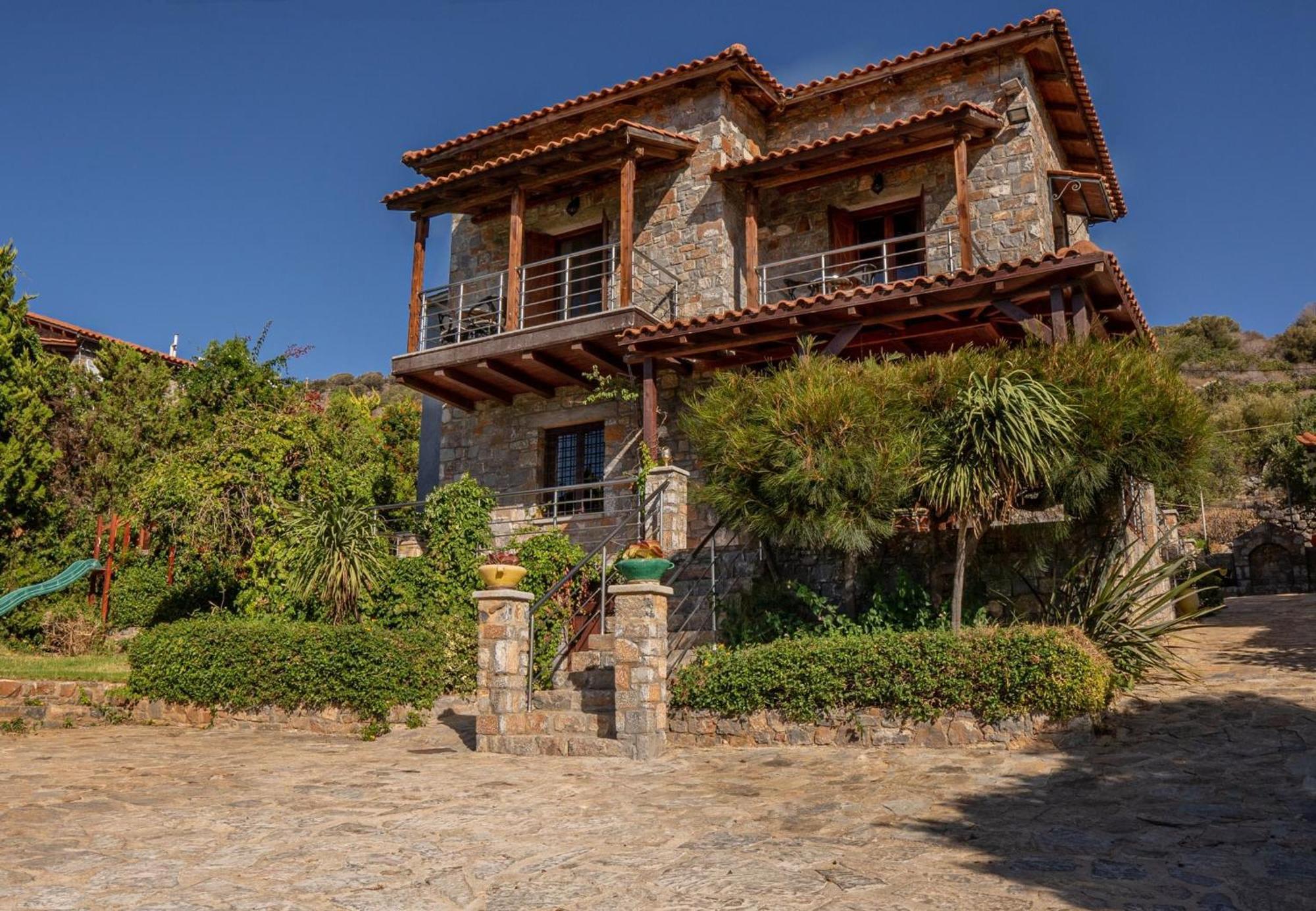 Iris Stone Built Villa Милатос Екстериор снимка